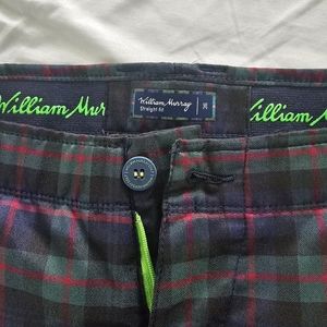 William Murray Pants Sz36 TARTAN